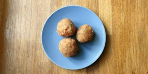 Italian Arancini, golden fried rice balls
