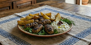Bifteki - Greek minced cutlets