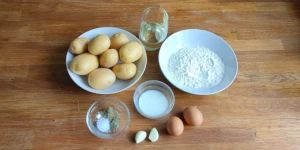 Bramboráky - Czech Potato Pancakes ingredients