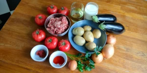 Мусака - Bulgarian musaka ingredients