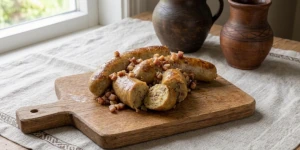 Bulviniai Vėdarai - Lithuanian Potato Sausages