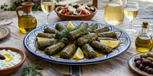 Dolmades - Greek Stuffed Grape Leaves