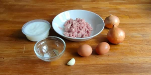 Farszynki - Masurian potato cutlets with stuffing ingredients