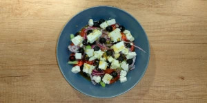 Choriátiki Saláta - traditional Greek country-style salad