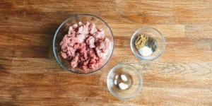 Кебапчета - Kebapcheta Grilled Minced Meat Sausages ingredients