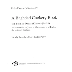 Kitab al-Tabikh The Book of Dishes cover