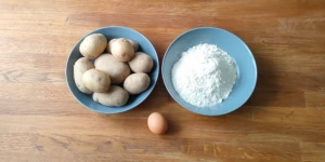 Kopytka - Polish potato noodles ingredients