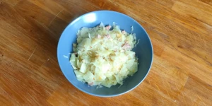 Łazanki - Polish pasta with cabbage and mushrooms