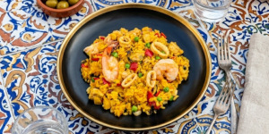 Paella marinera