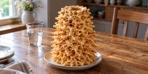 Traditional Lithuanian Šakotis tree cake