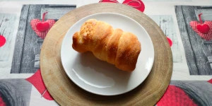 Trdelník - homemade sweet chimney cake with sugar